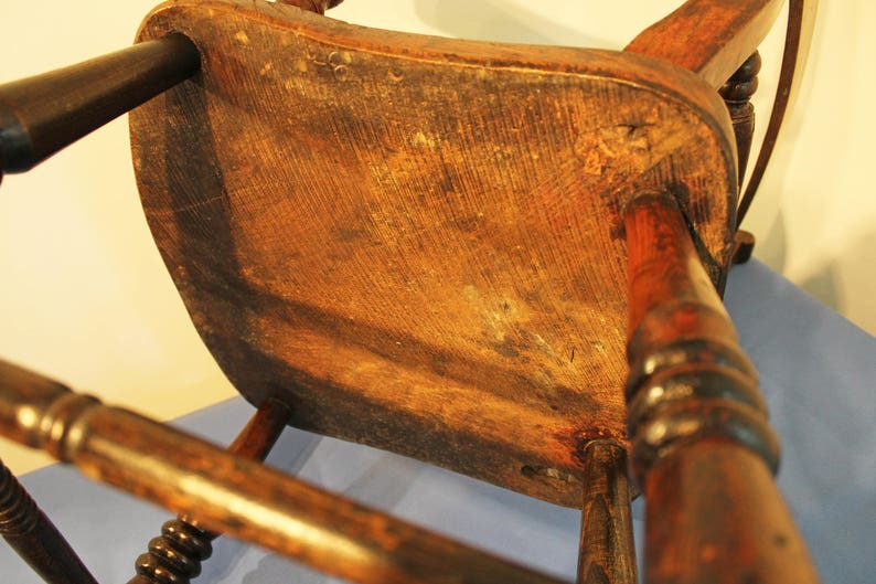 Child's Rocking Chair Antique country windsor chair Etsy