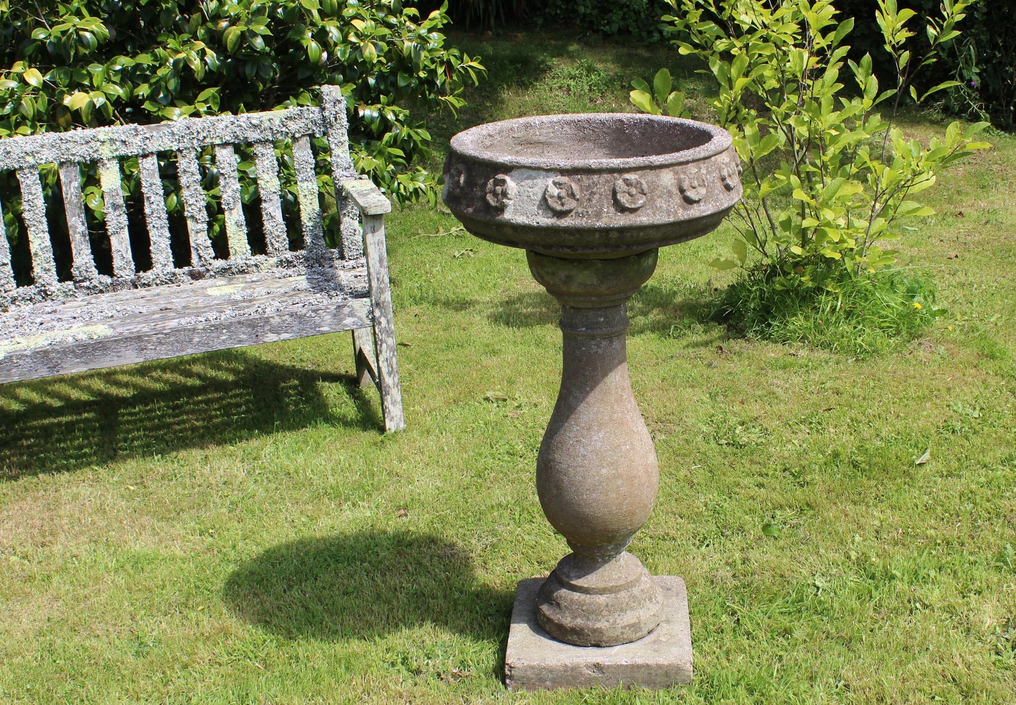 Pedestal base garden planter. Vintage jardiniere. Early 20th | Etsy