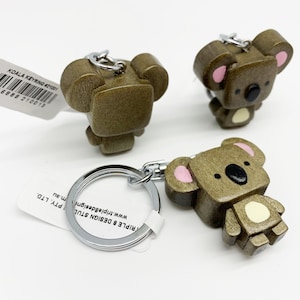 Koala Keychain (Eco-friendly)and Koala Magnet animal keyrings