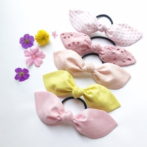 Pink Hair Scarf. Blush Hair Scarf. Womens Pink Hair Scarf. Pink Eyelet Hair Scarf. Hair Accessories for Girls.