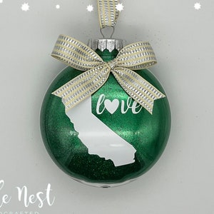 California State Love Ornament