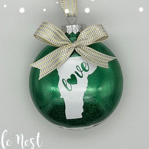 Vermont State Love Ornament
