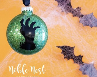 Zombie Halloween Ornament