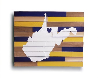 Morgantown, West Virginia College Town Wall Art