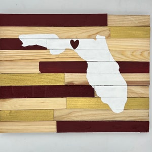 Tallahassee, Florida State College Town Wall Art