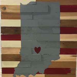 Bloomington, Indiana College Town Wall Art