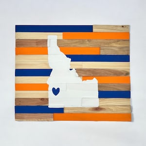 Boise, Idaho College Town Wall Art