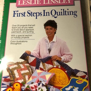 Quilting Books and Magazines including Leslie Linsley, The Perfect Patchwork Primer, Stencils, Gallery of American Quilts and Quilt Magazine