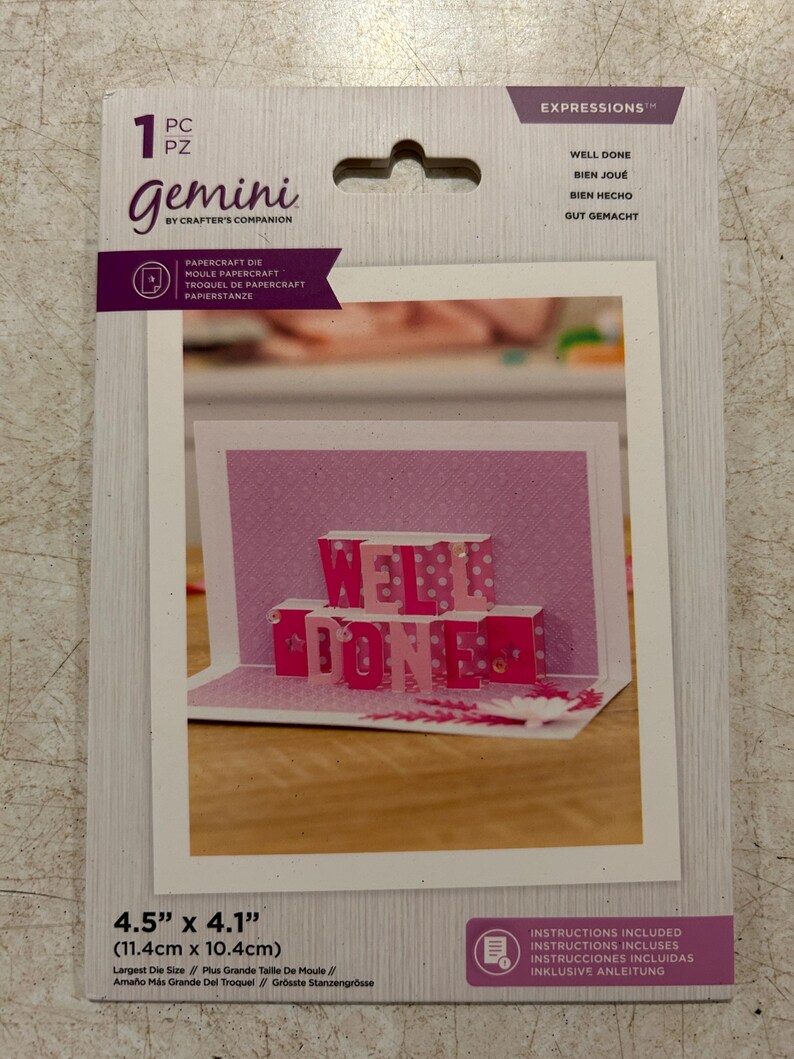 Gemini by Crafter’s Companion Papercraft Dies - Etsy