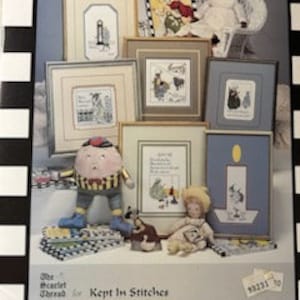 The Scarlet Thread for Kept In Stitches The Real Mother Goose and Without Seam Christ-Centered Cross Stitch Charts