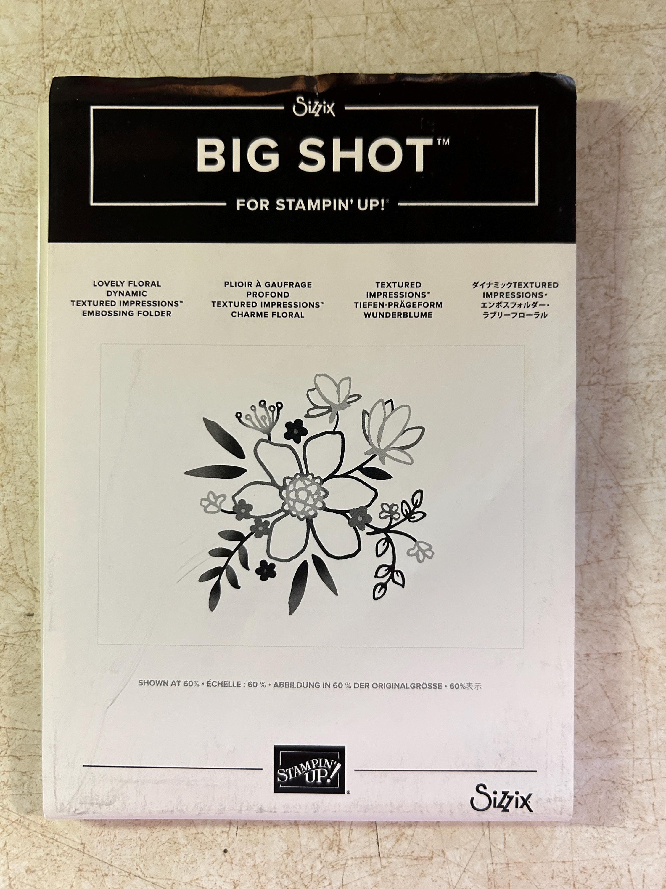 Stampin’ up Sizzix Big Shot Embossing Folders - Etsy