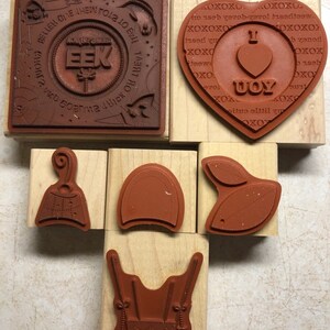 Stampin' up Sweet Centers Wood Block Stamp Set - Etsy