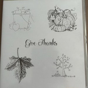 Stampin' Up Best of Autumn Rubber Stamp Set