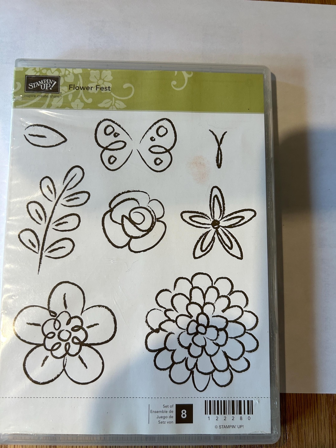 Stampin’ up Rubber Stamp Set Best of Flowers - Etsy