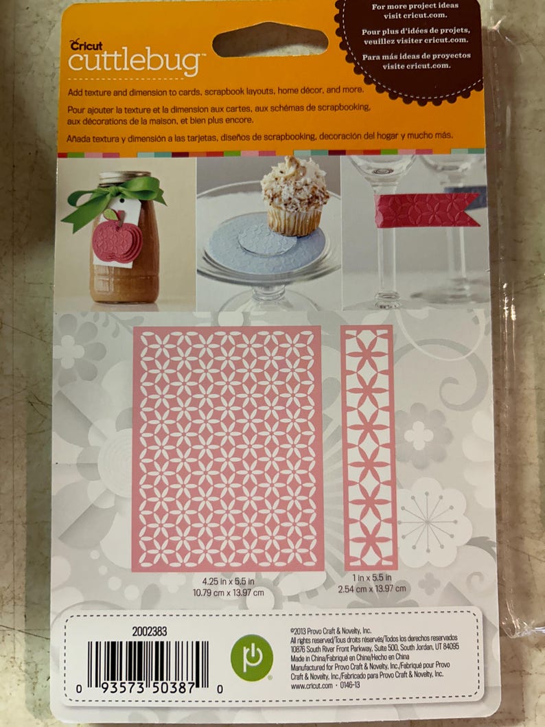Cricut Cuttlebug Embossing Folders - Etsy