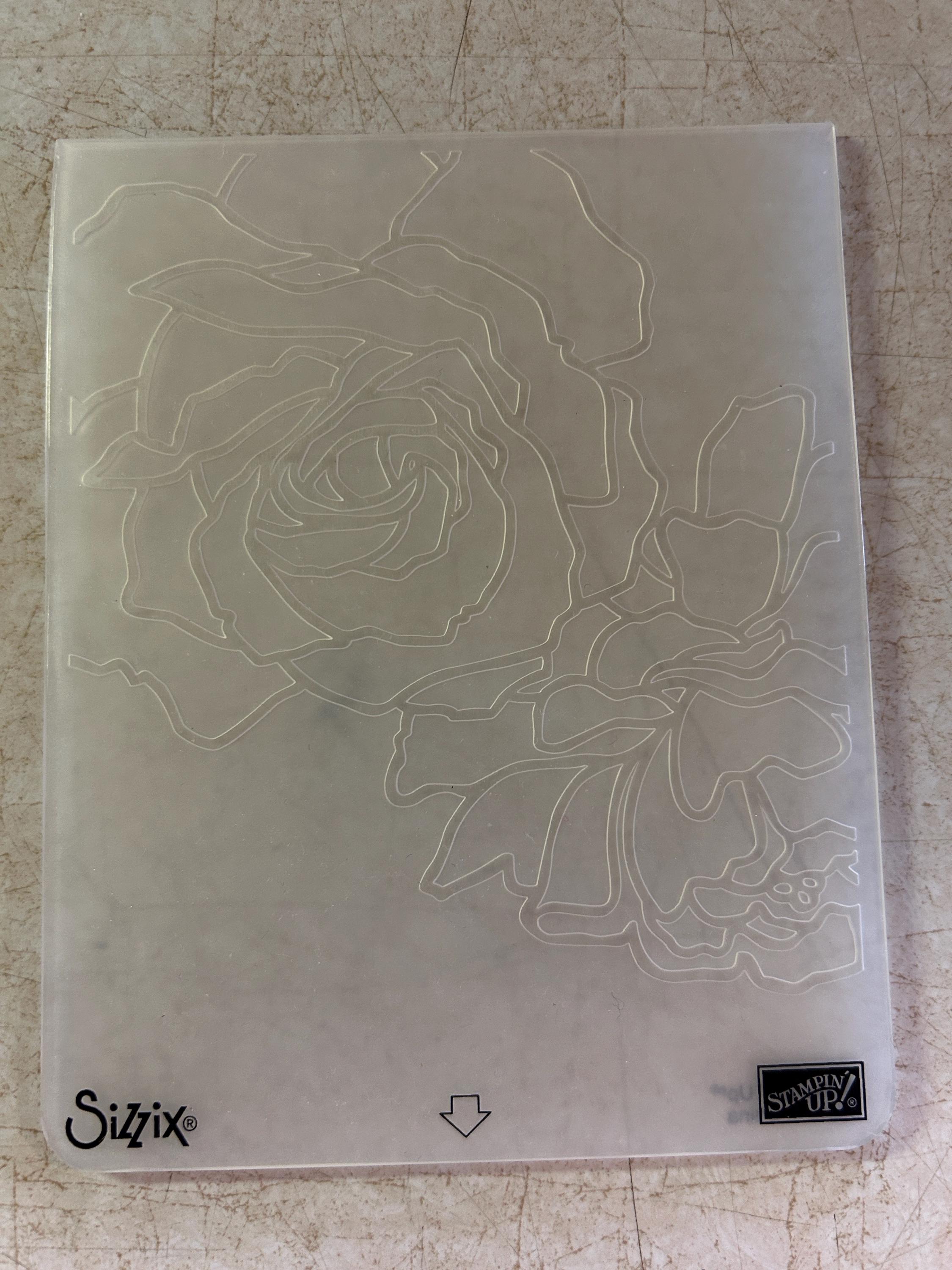 Stampin’ up Sizzix Big Shot Embossing Folders - Etsy