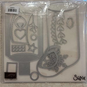 Sizzix Stampin’ Up - Pyramid Pals Thinlits Dies and Heirloom Dies