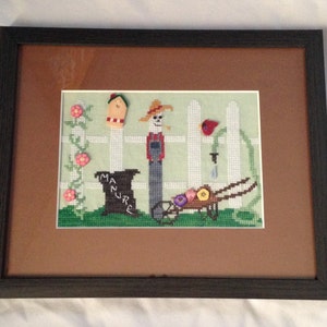 Cross-stitch Garden Fence