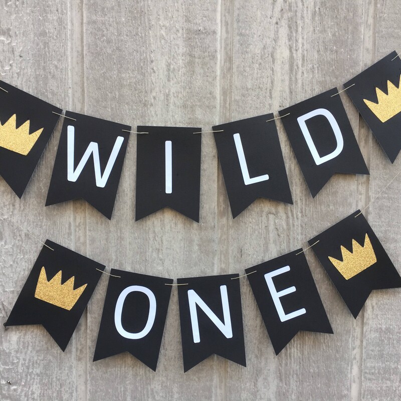 Wild One Banner - Etsy