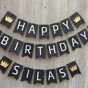 Happy Birthday banner, Wild one birthday, Wild one birthday banner, first birthday, tribal birthday, Wild one party.