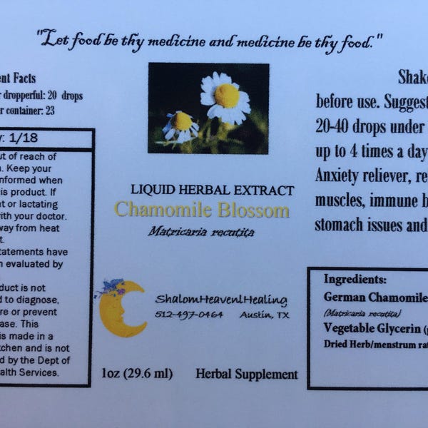 Chamomile Tincture