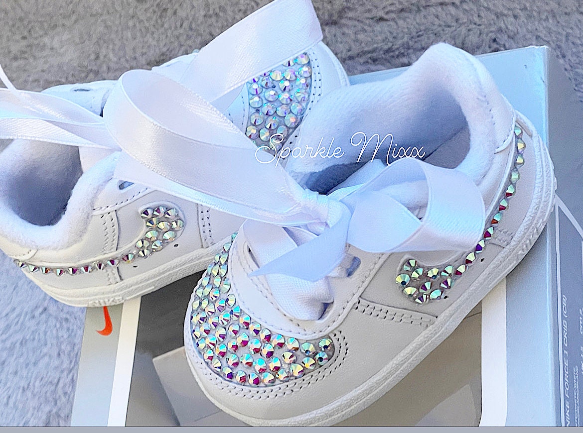 Newborn Bling Nike Cortez Shoes – Krave Designs 84