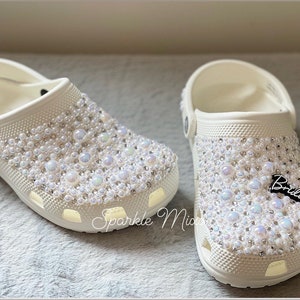 Louis Vuitton theme crocs  Custom shoes diy, Crocs fashion, Bling ideas
