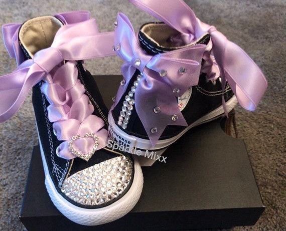 purple kids converse shoes