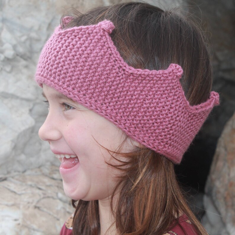 Knitted headband crown, Winter ear warmers, Mommy and me, Gift Girlfriend , Knit hairband image 4
