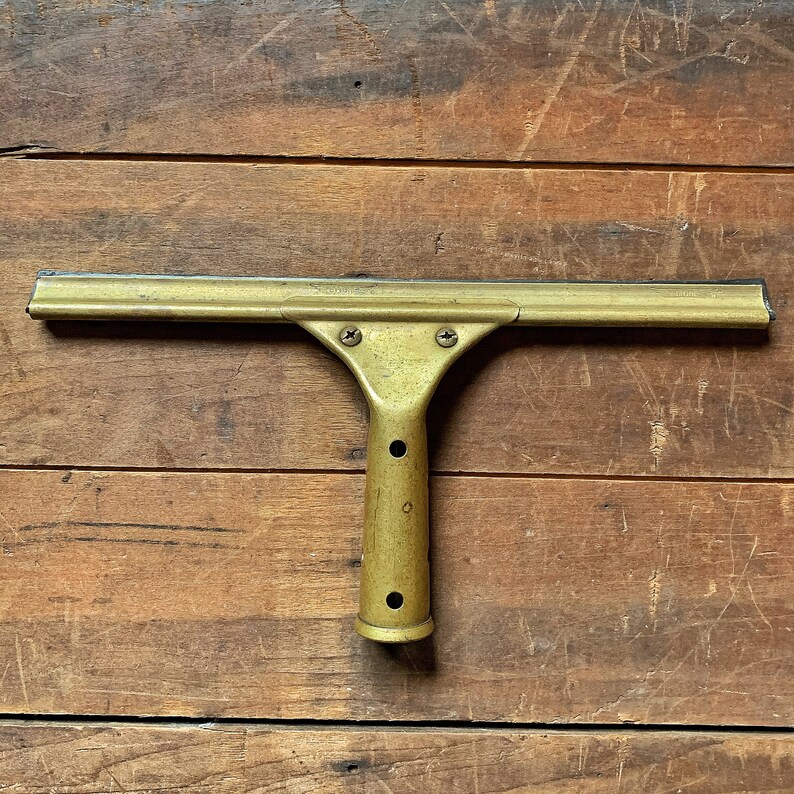 Set of Three Vintage Brass Ettore Master Squeegees Photo Etsy