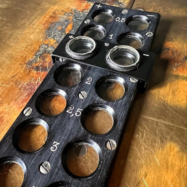 Antique French Ebony Skiascope Rack, Victorian Giroux Paris Optical Equipment, Medical Antique, Oddities image 5