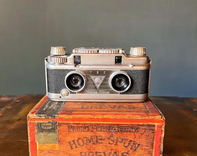 Vintage TDC Stereo Vivid 35mm Stereo Camera, Midcentury TDC Bell ...