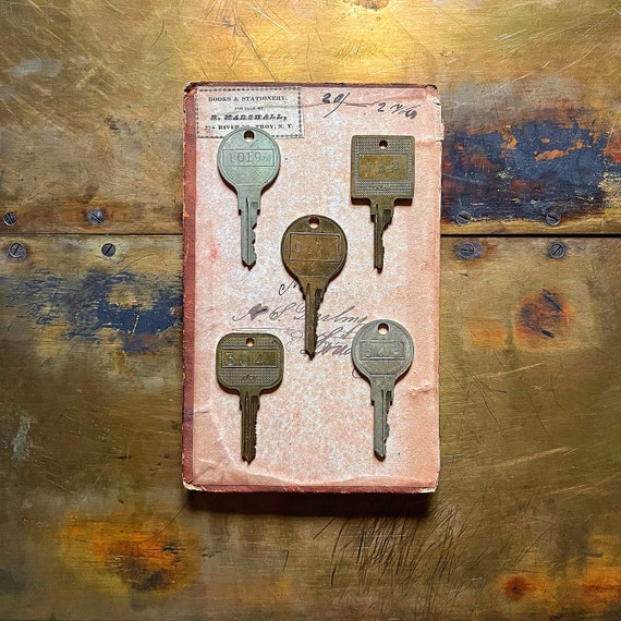 Large Vintage Hotel Key Your Choice of 5 Available Etsy