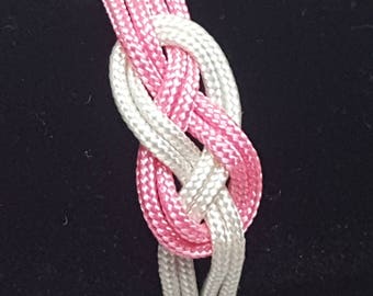 Pink and White Bracelet