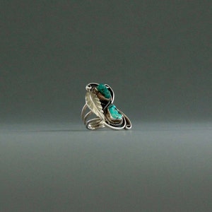 Viejo Anillo de Peón Turquesa