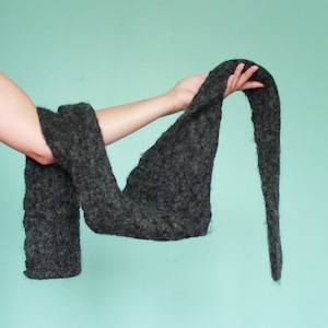 Extra Thick Heather Gray Scarf
