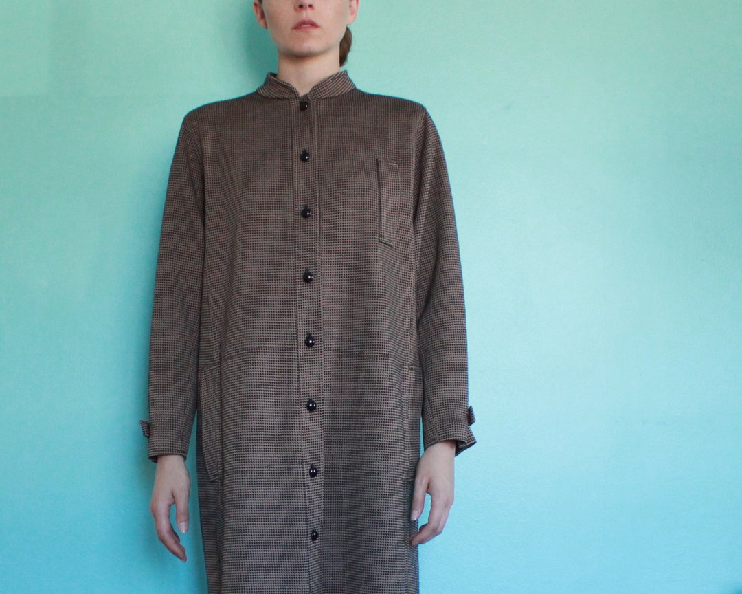 Vintage Button Down Tunic Dress by Jane Andre Etsy