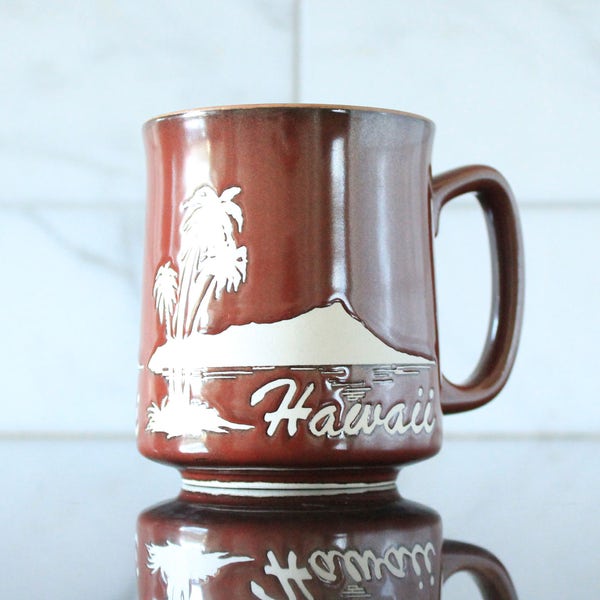 Vintage Hawaii Stoneware Coffe Cup