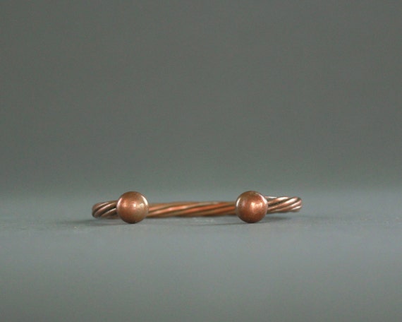 Twisted Copper Wire Bracelet - image 2