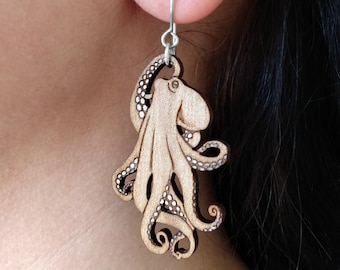 Octopus Earrings