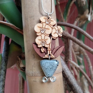 Orchidee in Pot Ketting