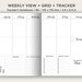 B6 Weekly Vertical Planner for EC Stickers Traveler's Notebook ...