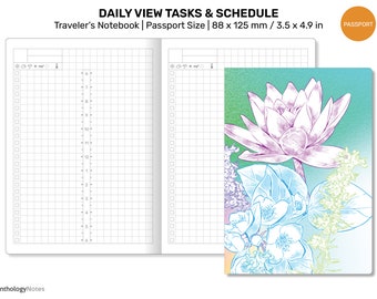 Passport TN JIBUN-Inspired Daily Printable Refill Insert for Traveler's Notebook PP22-004