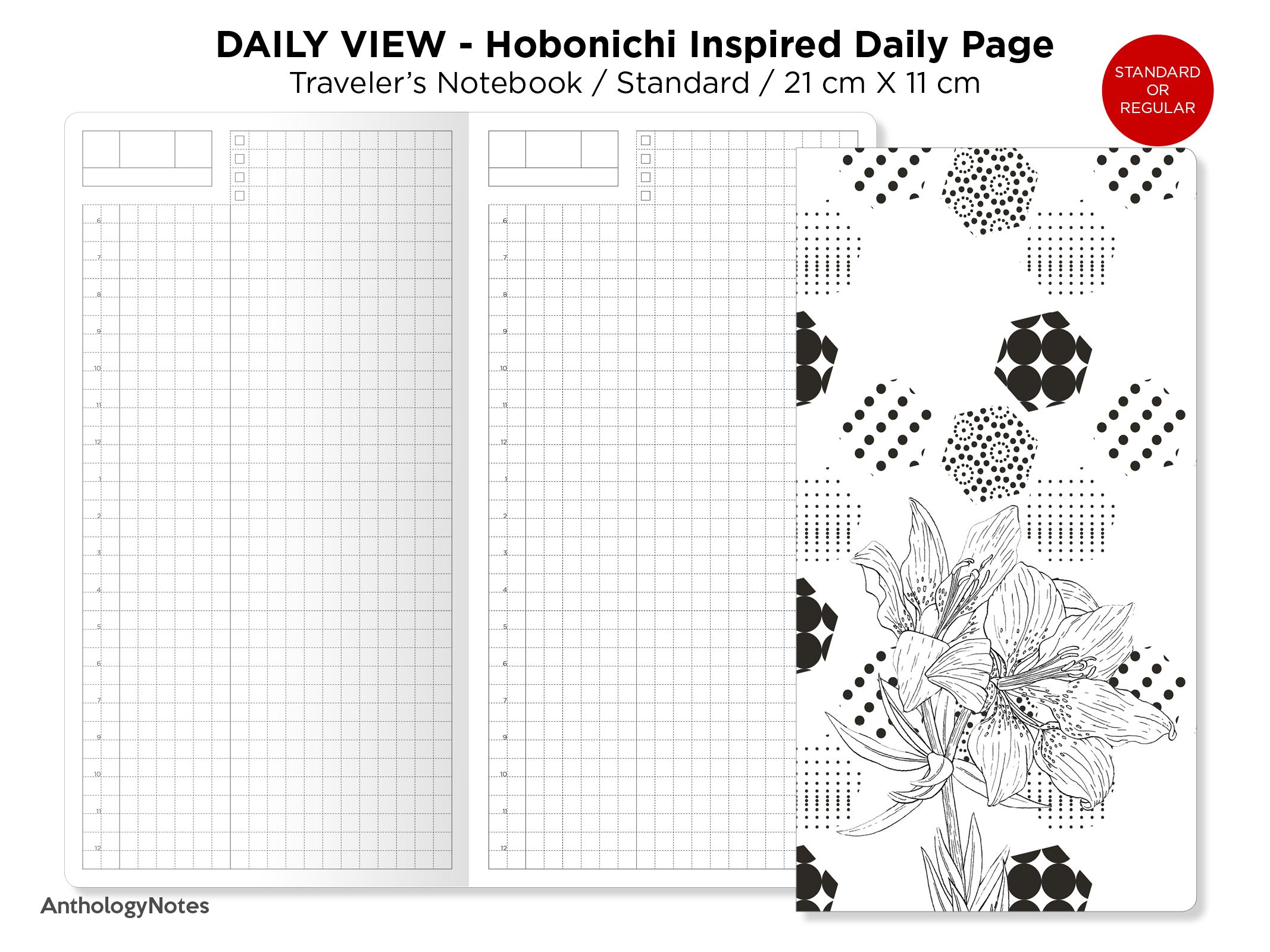 Instant Download PTNT 1200 PR Note taking Planner Pages Personal 