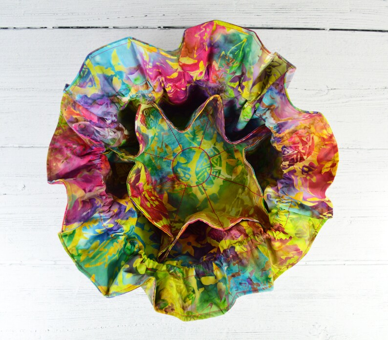 Batik drawstring Bag Unique Gift colourful Pouch multi colour drawstring Pouch Gift for her Drawstring Bag Batik Bag Jewellery bag