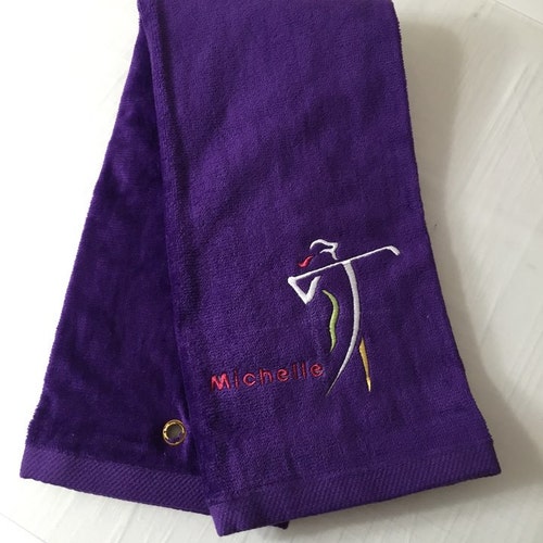 Disc Golf Towel Personalized Custom Embroidery Disc Golf Etsy