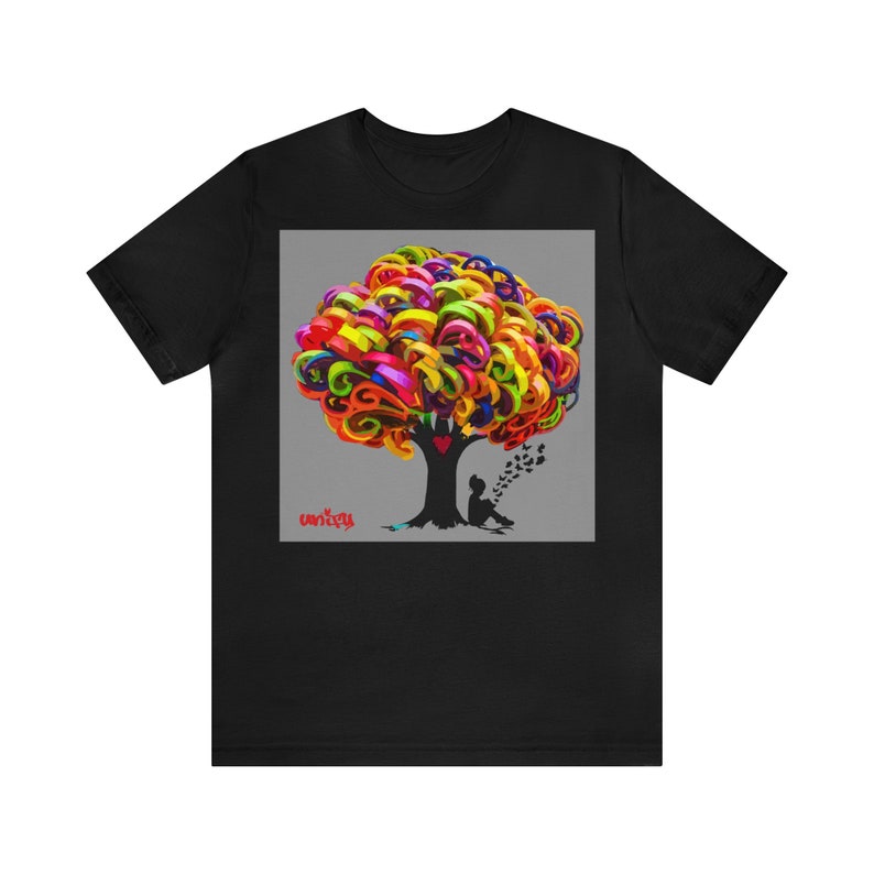 Unify Tree Tshirt Original Artwork by Unify Contemporary Abstract Pop