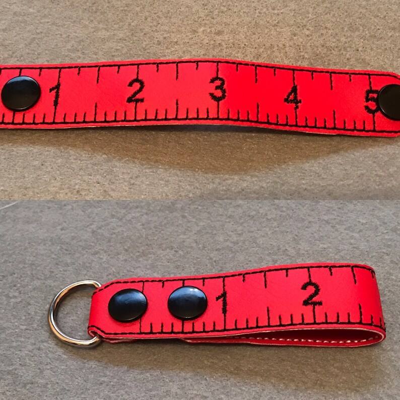 Vinyl Knitting Project Bag Tape Measure Etsy