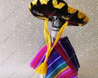 Mexican mini serape, Mexican Rebozo Table fabric, Aztec fabric, Mariachi, Mexican Wedding, Mexican bridal shower bachelorette, Cinco de mayo