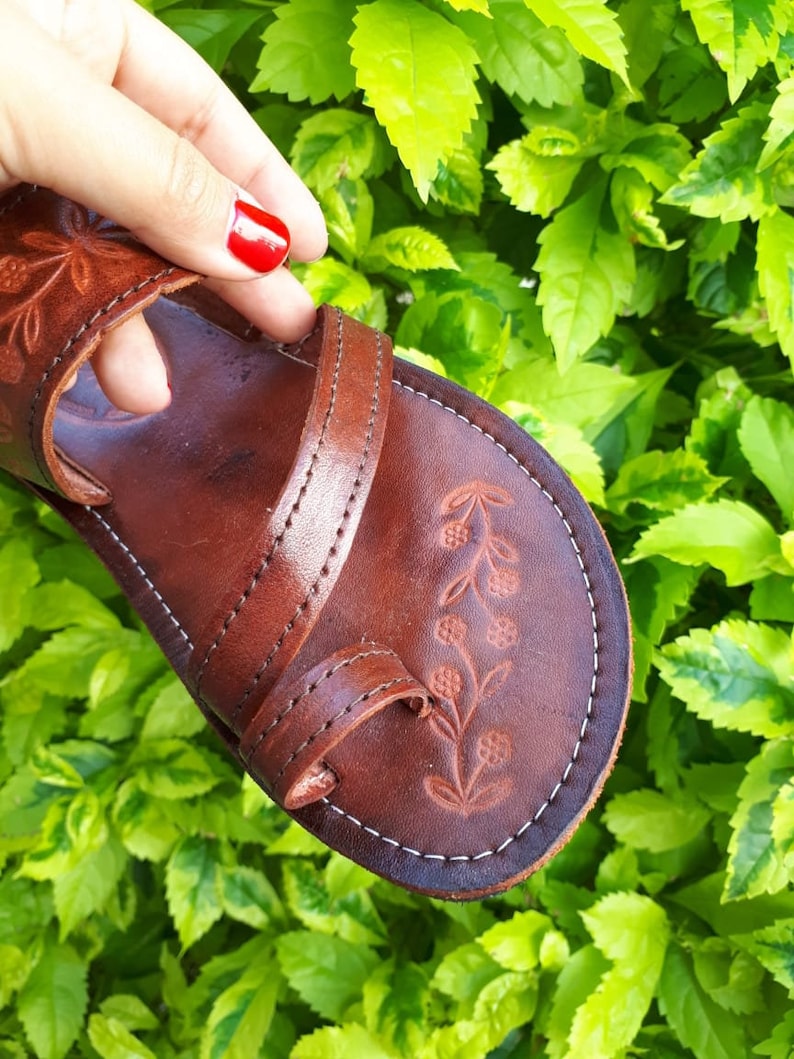 Mexican brown Sandals Mexican shoes Huaraches US 6 7 8 9